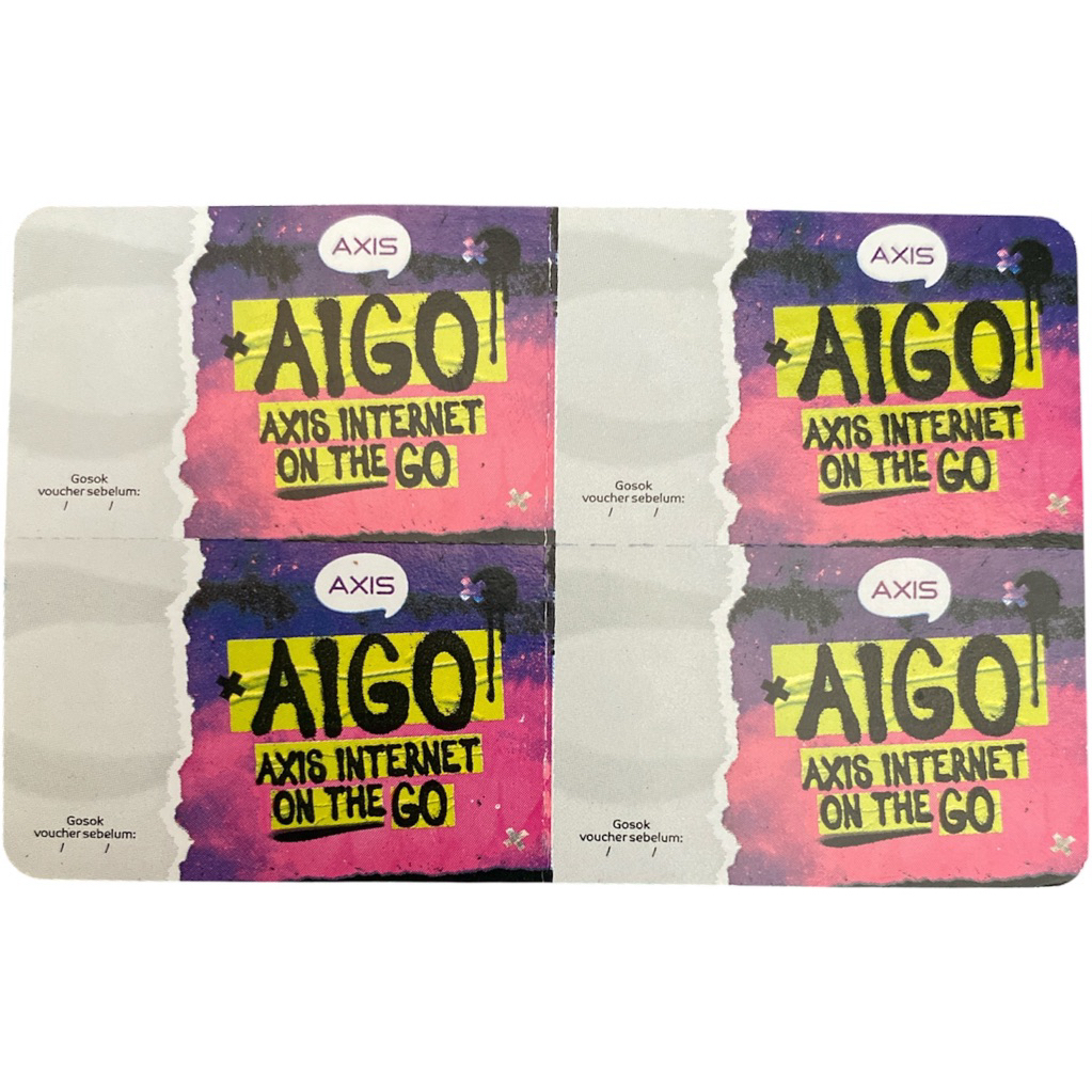 AXIS VOUCHER KOSONG 1 LEMBAR 4SN (200SN)