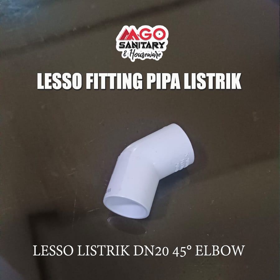 LESSO Fitting Pipa Listrik PVC Conduit Original