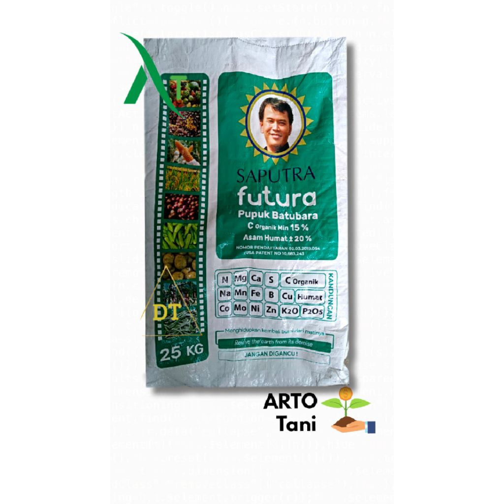 Pupuk Asam humat / batubara Granule FUTURA SAPUTRA 25KG