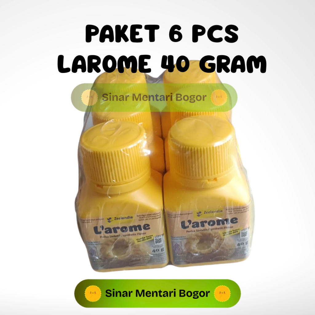 

Larome Vanilla Susu 1 Pak (6x40gr)