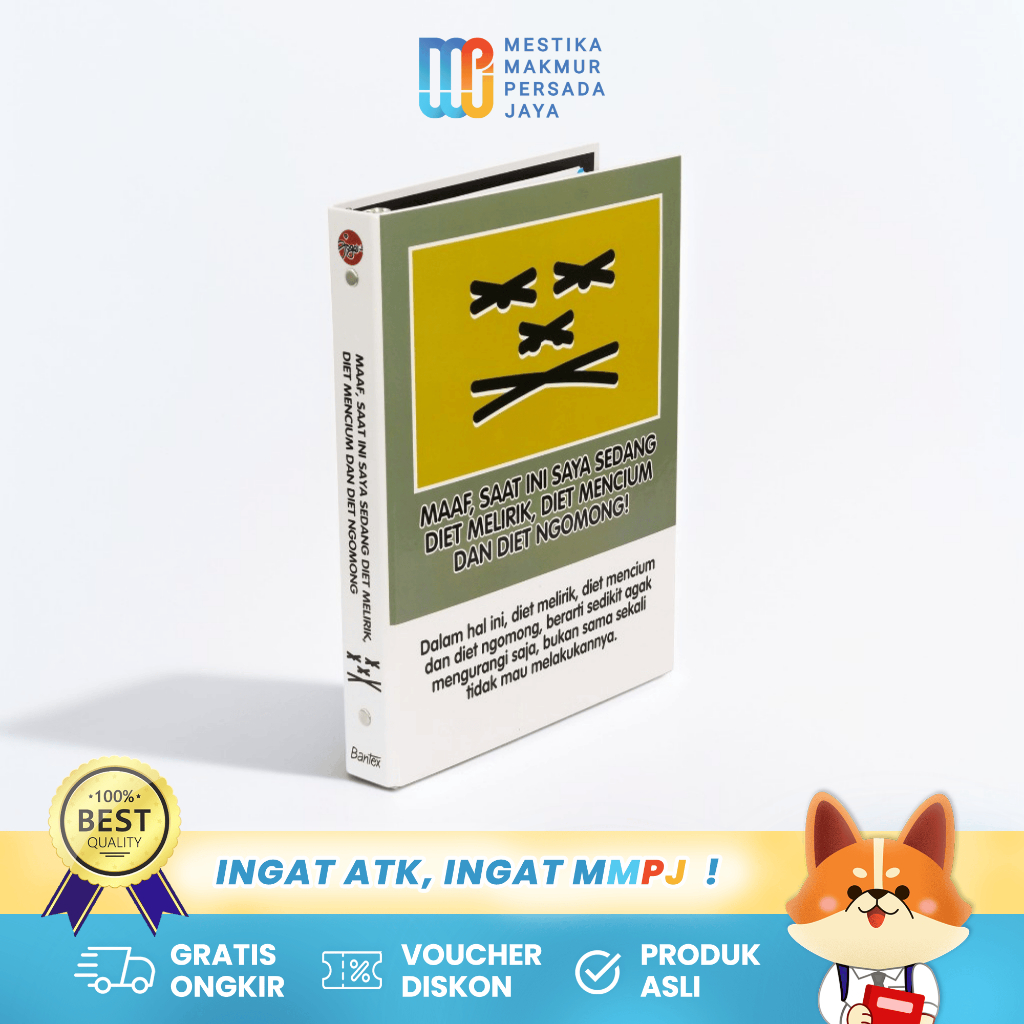 

Bantex Binder B5 26 Ring Buku Catatan / Notebook - Motif Diet