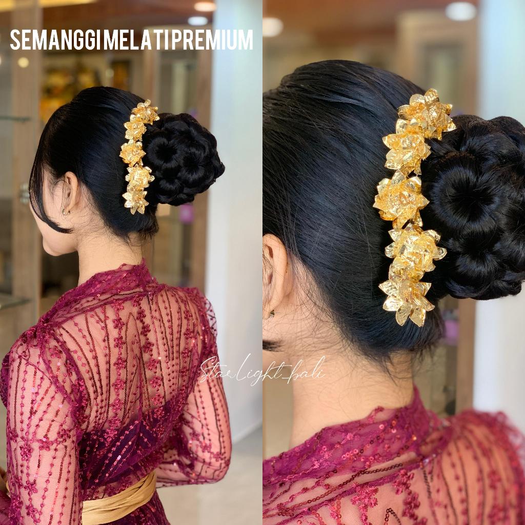 STARLIGHT BALI - Semanggi Bunga Melati / Semanggi Gold/ Aksesoris Bali / Aksesoris Rambut /Hairpiece