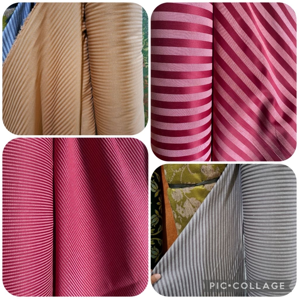 Kain Sofa Motif Salur Salur - Bahan Kursi Sofa Meteran - Kain  Jok Kursi Sofa