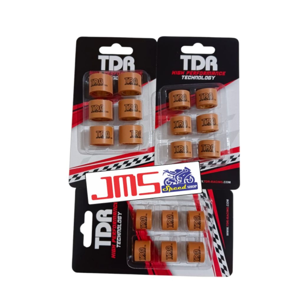 ROLLER TDR RACING UKURAN 7 8 9 10 11 12 GRAM MIO M3 LEXI AEROX FREEGO NMAX NEW NMAX OLD NMAX NEO SOU