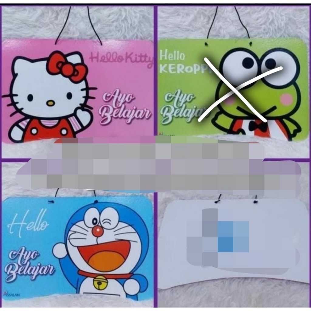 

Papan Tulis Anak Motif Karakter / Papan Tulis Karakter / White Board
