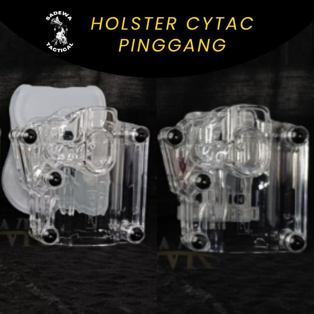Cytac Mega-Fit Holster | Transparent / Cytac Transparent Mega-Fit Holster / Holster Cytac transparan