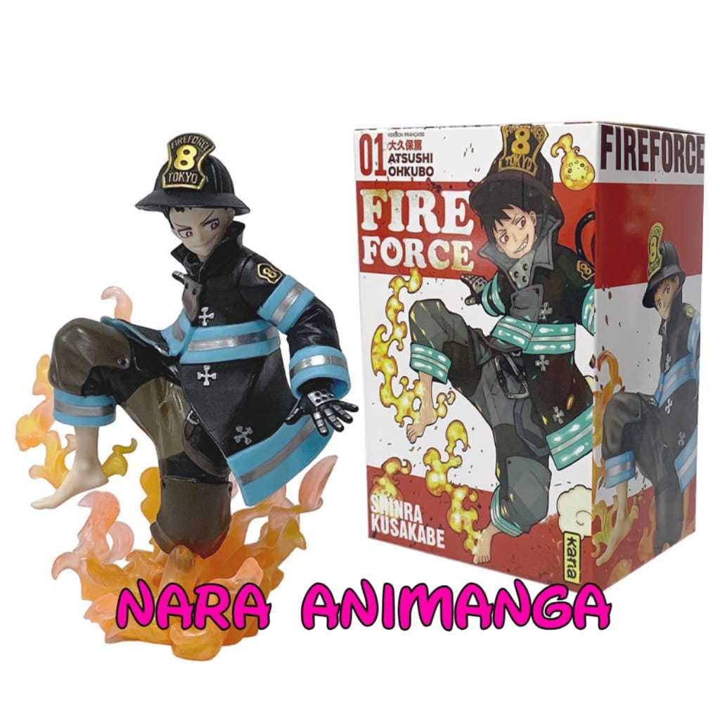 Nara Animanga Action Mini Figure Anime Fire Force Shinra Kusakabe