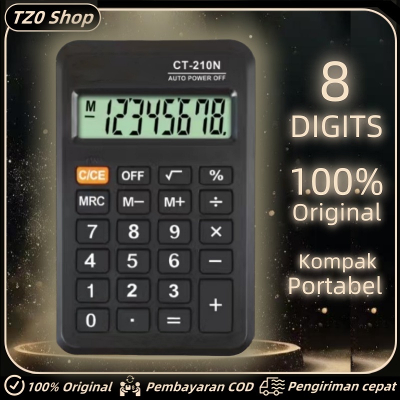 

Kalkulator CT-210N Ideal untuk Penggunaan Dagang Kalkulator Mini kalkulator dagang