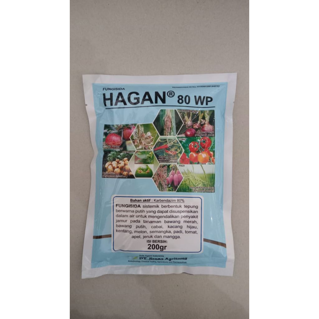 Fungisida Karbendazim HAGAN 80wp 200gr