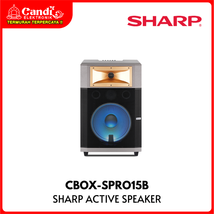 SHARP SPRO Series 3 Way Speaker Aktif  CBOX-SPRO15B