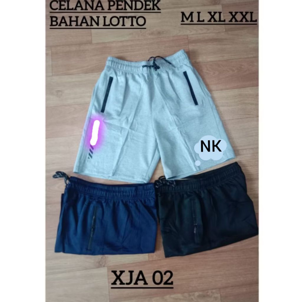 CELANA OLAHRAGA PENDEK TRAINING 3/4 PRIA WANITA GRADE ORI XJA02