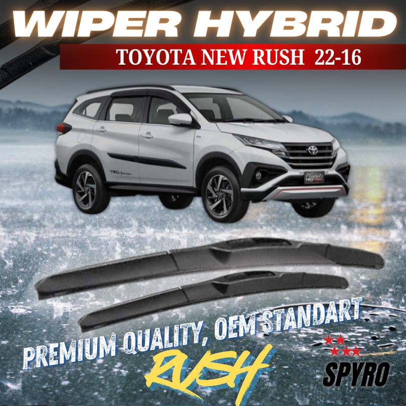 Wiper Hybrid New Rush 22 16 Wiper Mobil New Rush