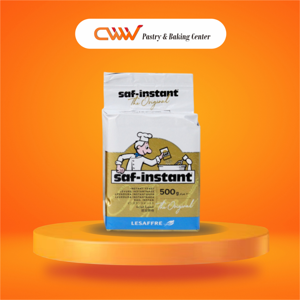 

Lesaffre SAF Instant Dry Yeast Ragi 500g Pengembang Pengempuk Roti Kue Cake Bread Pastry