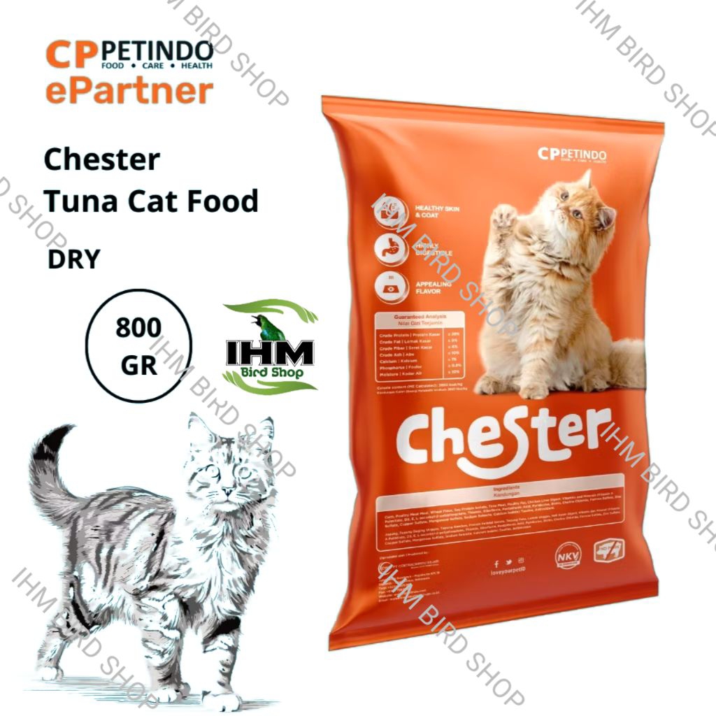 IHM - Chester Tuna Cat Food Makanan Kucing - 800Gr Dry Cat Food Chester 800 Gram Pakan Kucing Dewasa
