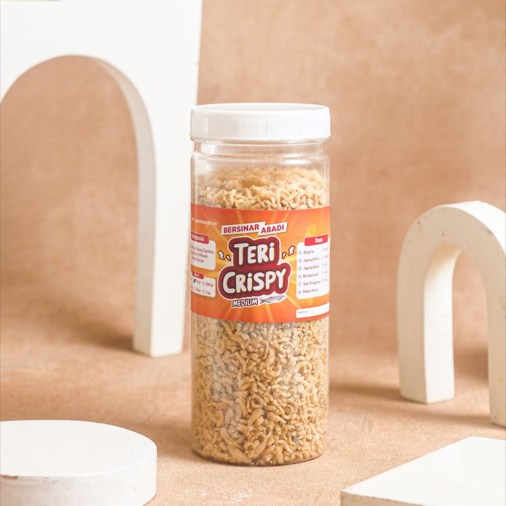 

[TERI MEDIUM ANEKA RASA TOPLES 150GR] TERI CRISPY NON MSG ENAK GURIH
