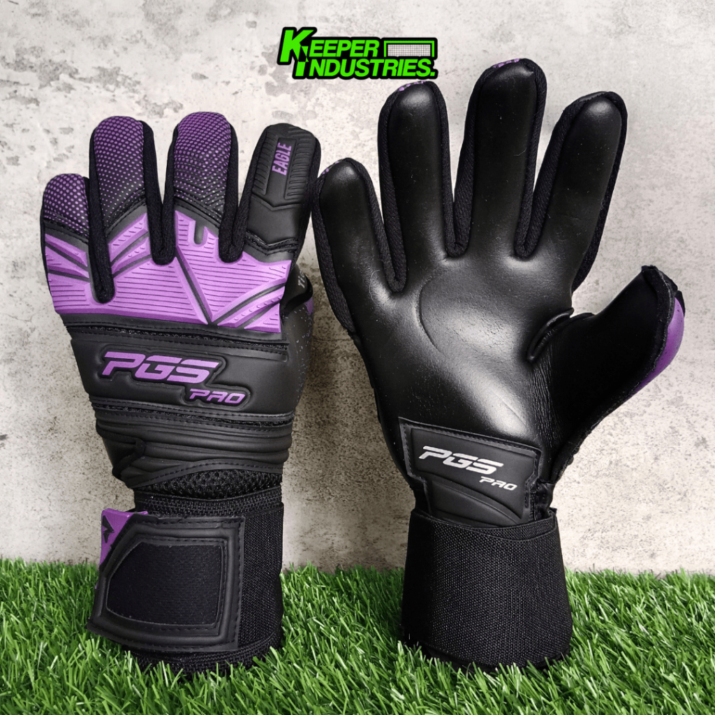 SARUNG TANGAN KEEPER PGS EAGLE SERIES - PURPLE BLACK