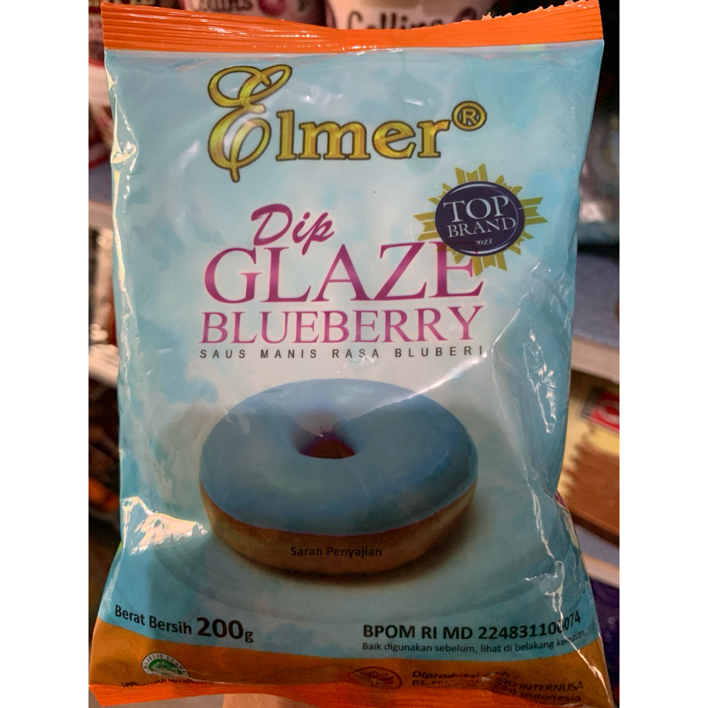 

Elmer glaze blueberry 200gr