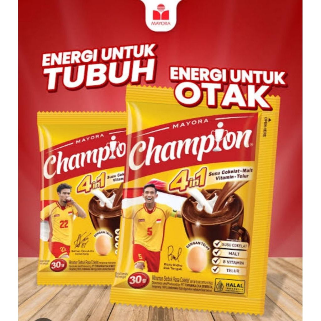 

Energen Champion Coklat 30gr isi 10