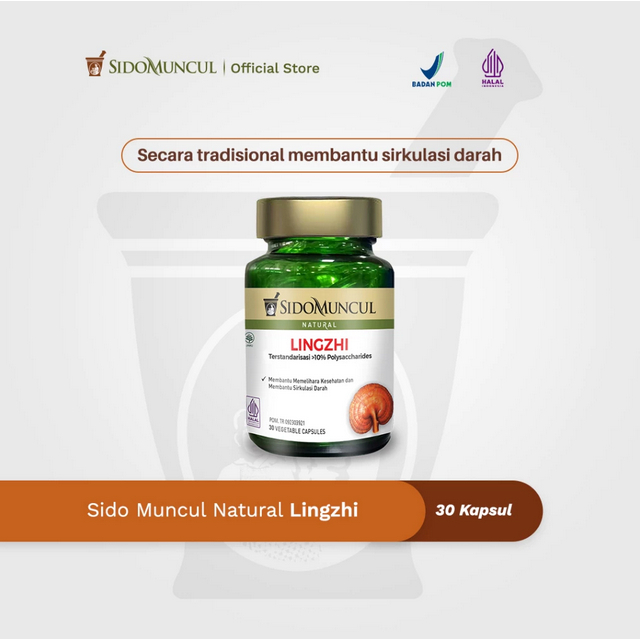 

Sido Muncul Natural Herbal Lingzhi 30 Kapsul / Lingzhi Sidomuncul