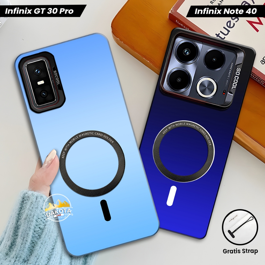 Casing Magnetic Infinix GT 30 PRO / GT 20 PRO / GT 10 PRO IMD Hologram Gambar Magsafe | Casing Suppo