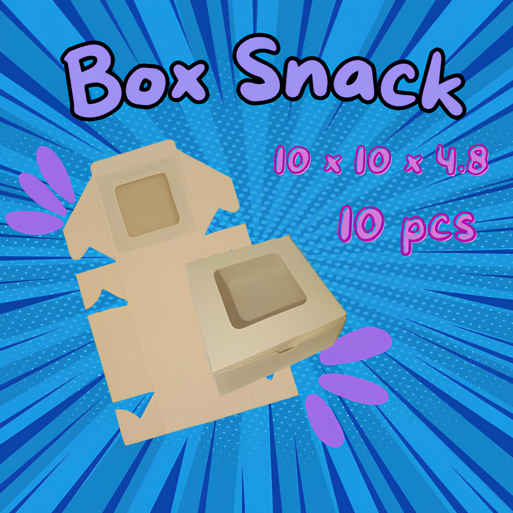 

Box Snack | Ivory Polos ( 10 Pcs) | Ukuran 10cm x 10cm x 4.8cm