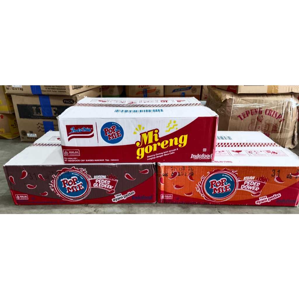 

POP MIE GORENG SPECIAL / POP MIE PEDAS DOWER / POP MIE PEDAS GLEDEK 1 DUS