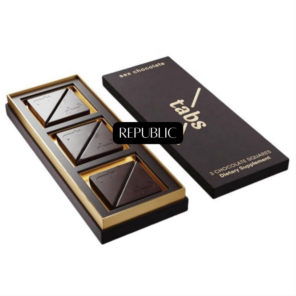 

Ready Stok TABS Cokelat for Couple Original Camilan Cokelat Penguat Pria & Wanita 1 Box 32G Isi 3Pcs