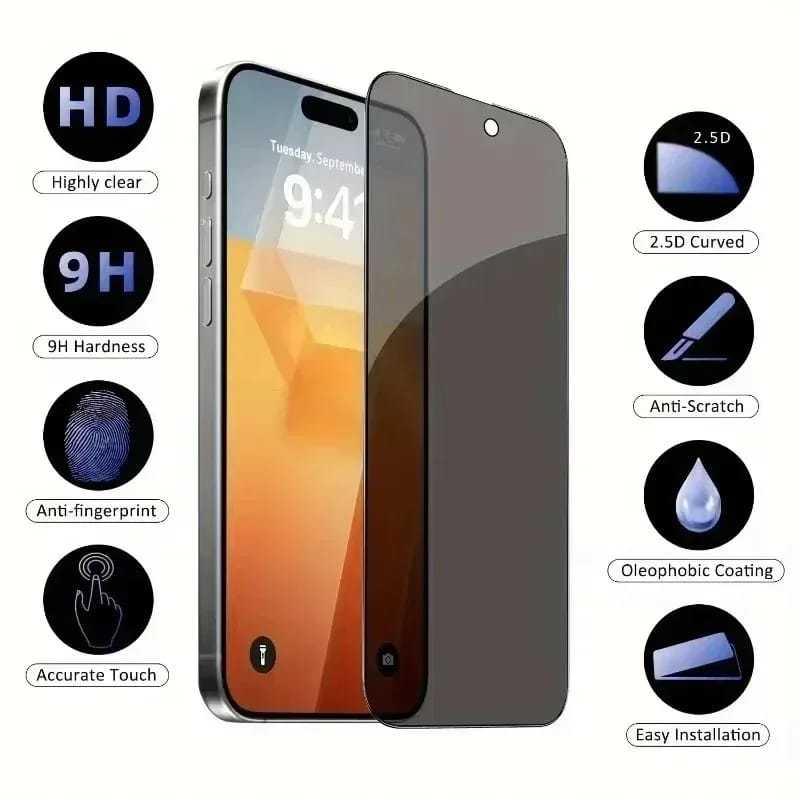 Tempered glass Privasi Kaca Anti Static ESd ANTI INTIP Antigores Vivo Y19 Vivo Y19S Vivo Y1S Vivo Y2
