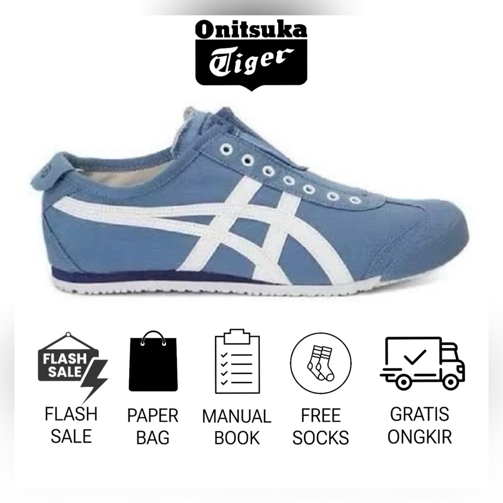 Sepatu  mexico slip on blue jeans/ sepatu pria/ sepatu wanita/ sepatu Sneakers