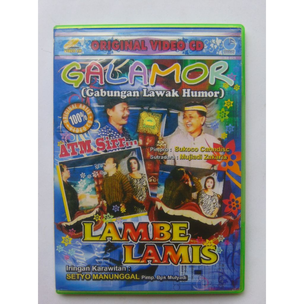 VCD Ludruk Lawak Galamor Lambe Lamis