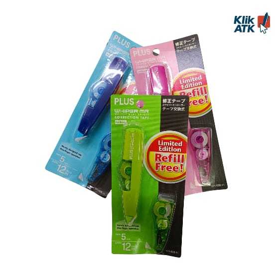 

Correction Tape Plus MR- 5mm, 12m- Alat Dan Refill