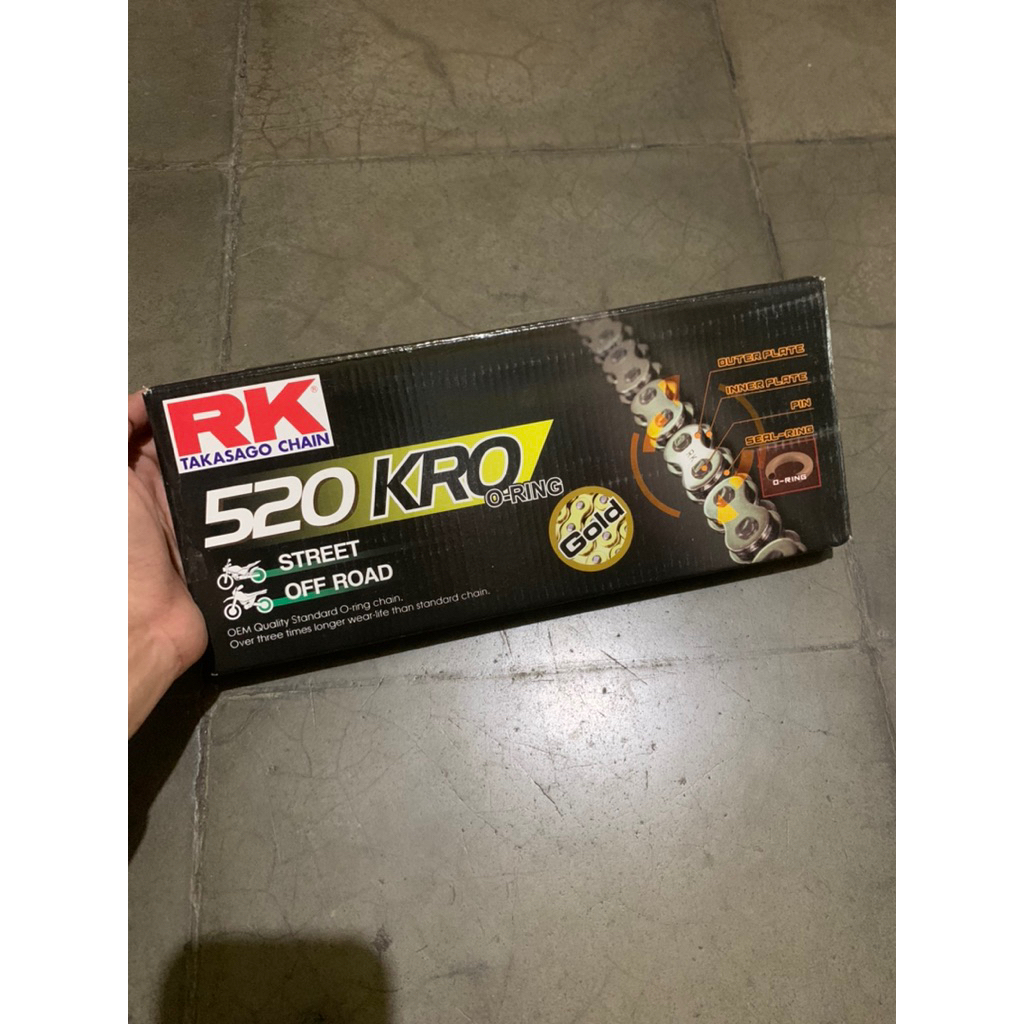 RANTAI RK O RING 520 GOLD PANJANG 120