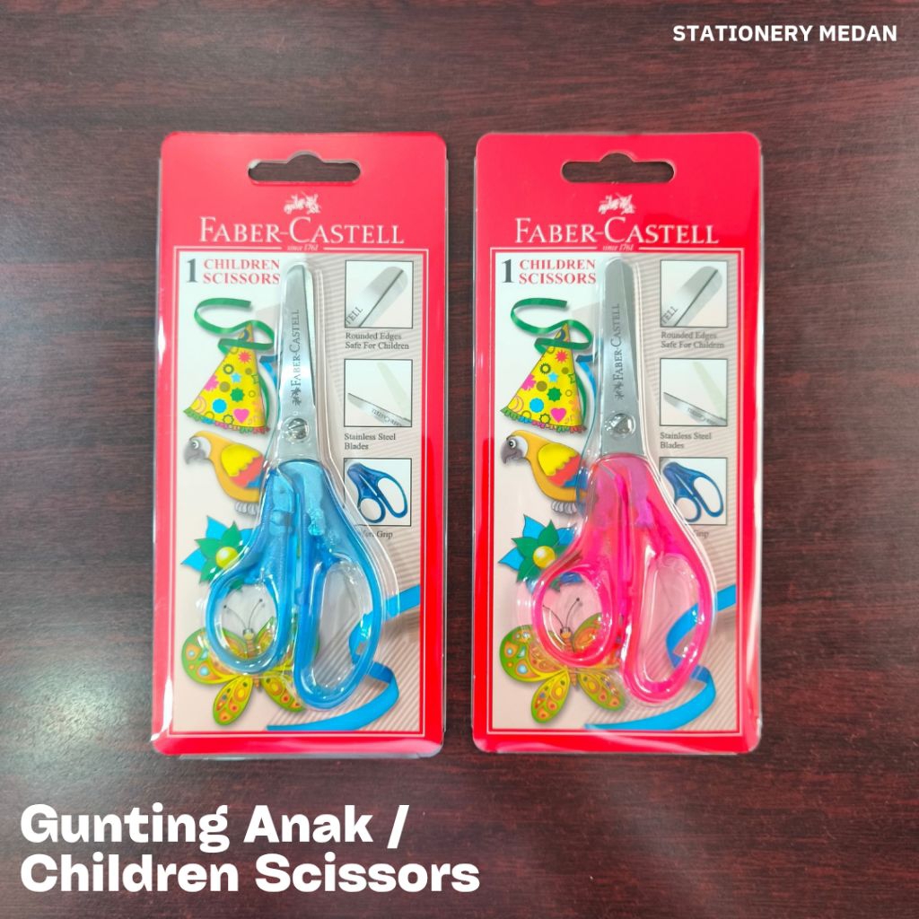 

Faber-Castell Children Scissor / Gunting Anak ( 1 pcs )