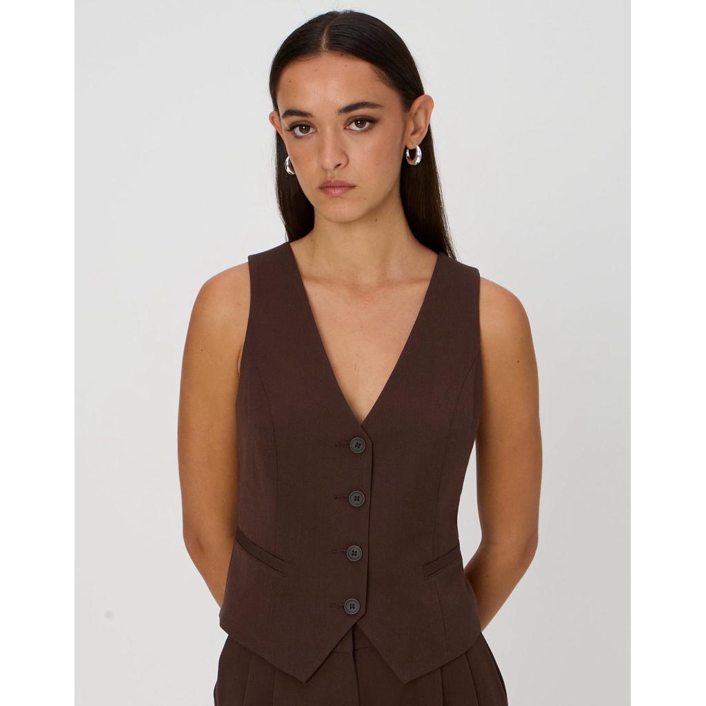 Vest Korean Style / Rompi Blazer Wanita / Vest Atasan Wanita / Vest Blazer