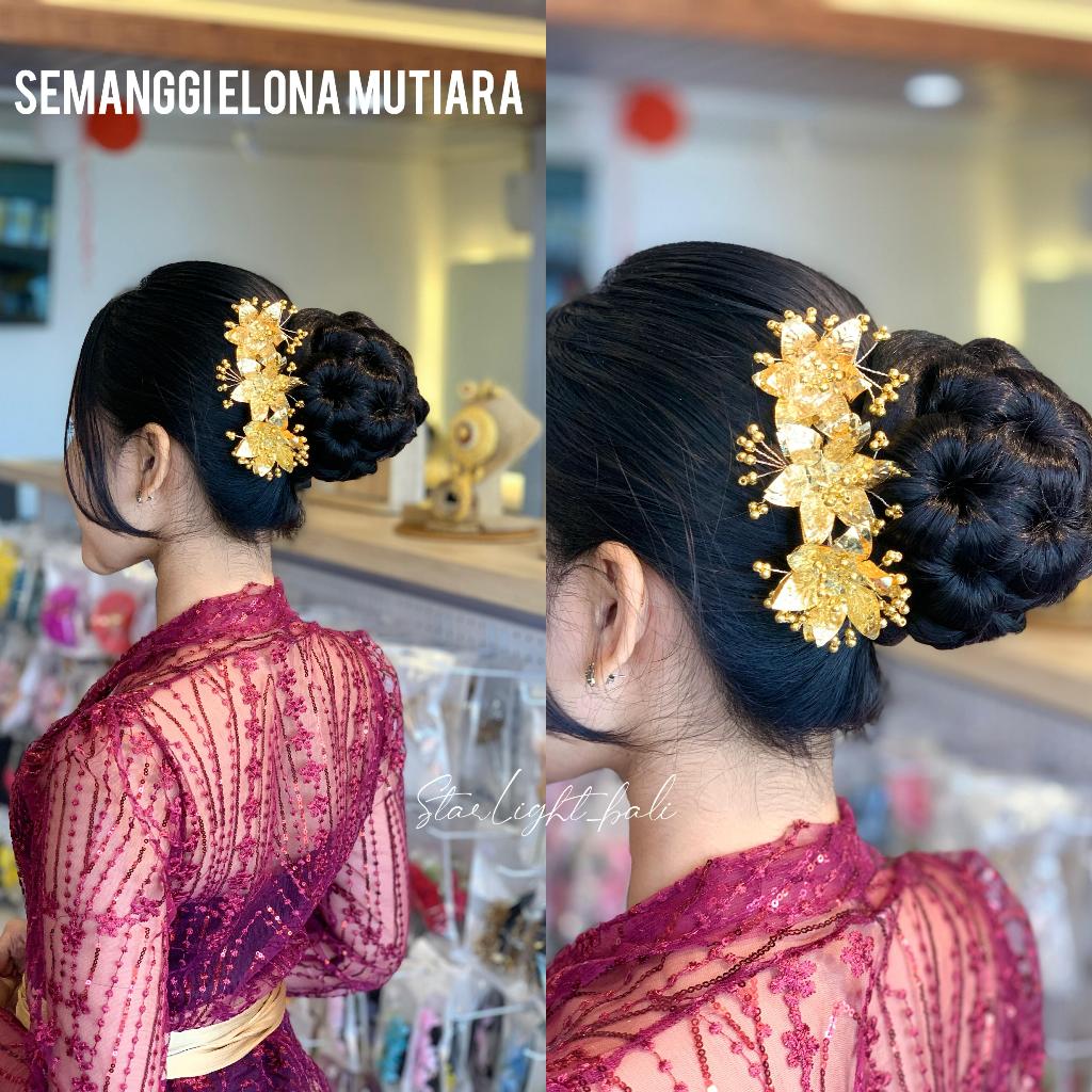 STARLIGHT BALI - Semanggi Elona Mutiara / Aksesoris Rambut / Semanggi Bali / Aksesoris Bali