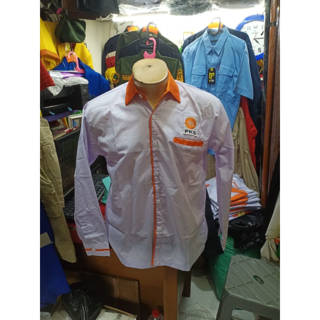 Kemeja pks lengan panjang