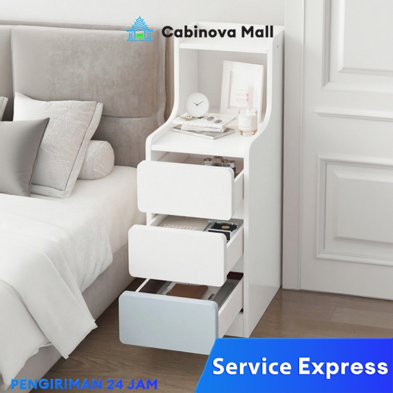 Meja Nakas Lemari Laci erbaguna Meja Kamar Tidur Rak Penyimpanan Rak Buku Meja Kerja Kecil