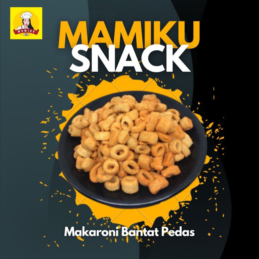 

MAMIKU SNACK - MAKARONI BANTAT PEDAS / MAKARONI / MAKARONI PEDAS / SNACK / MAKARONI BANTAT / MAKANAN RINGAN