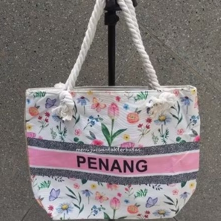 Tas Penang Malaysia Oleh Oleh / Tas totebag Malaysia/ Oleh Oleh Malaysia / Tas Malaysia