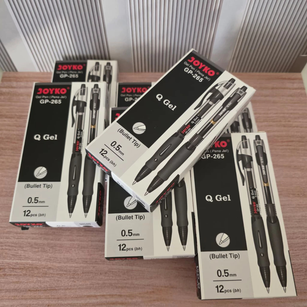 

PULPEN Q GEL JOYKO GP-265 0.5MM GEL PEN Q GEL JOYKO GP-265 0.5MM / KUALITAS BAIK