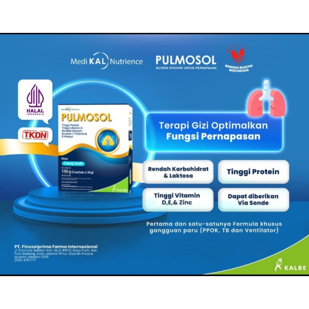 

PULMOSOL susu untuk Paru paru