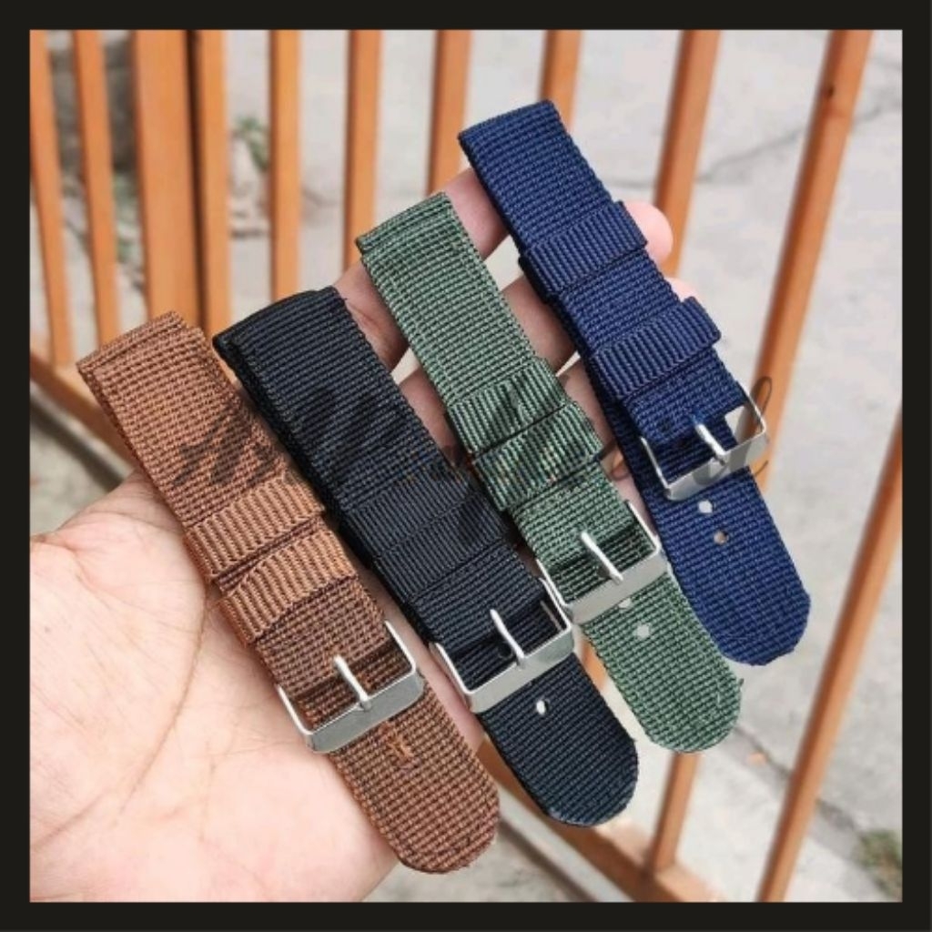 Tali Kanvas Jam Tangan Strap Tali jam Kanvas Nylon