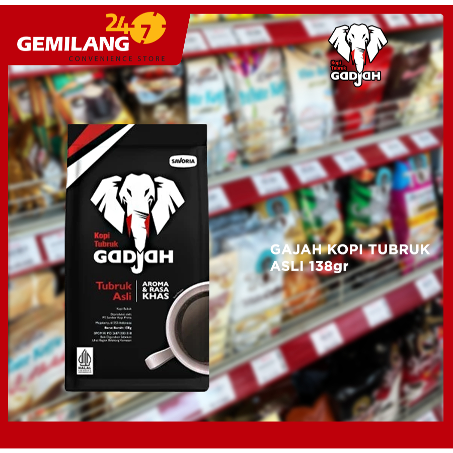 

GAJAH KOPI TUBRUK ASLI 138gr