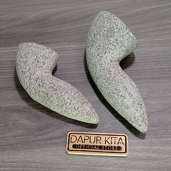 Ulekan Cobek Batu Asli, Ukuran Besar dan Kecil, Dijamin 100% Uang Kembali 10× Lipat, Mau?