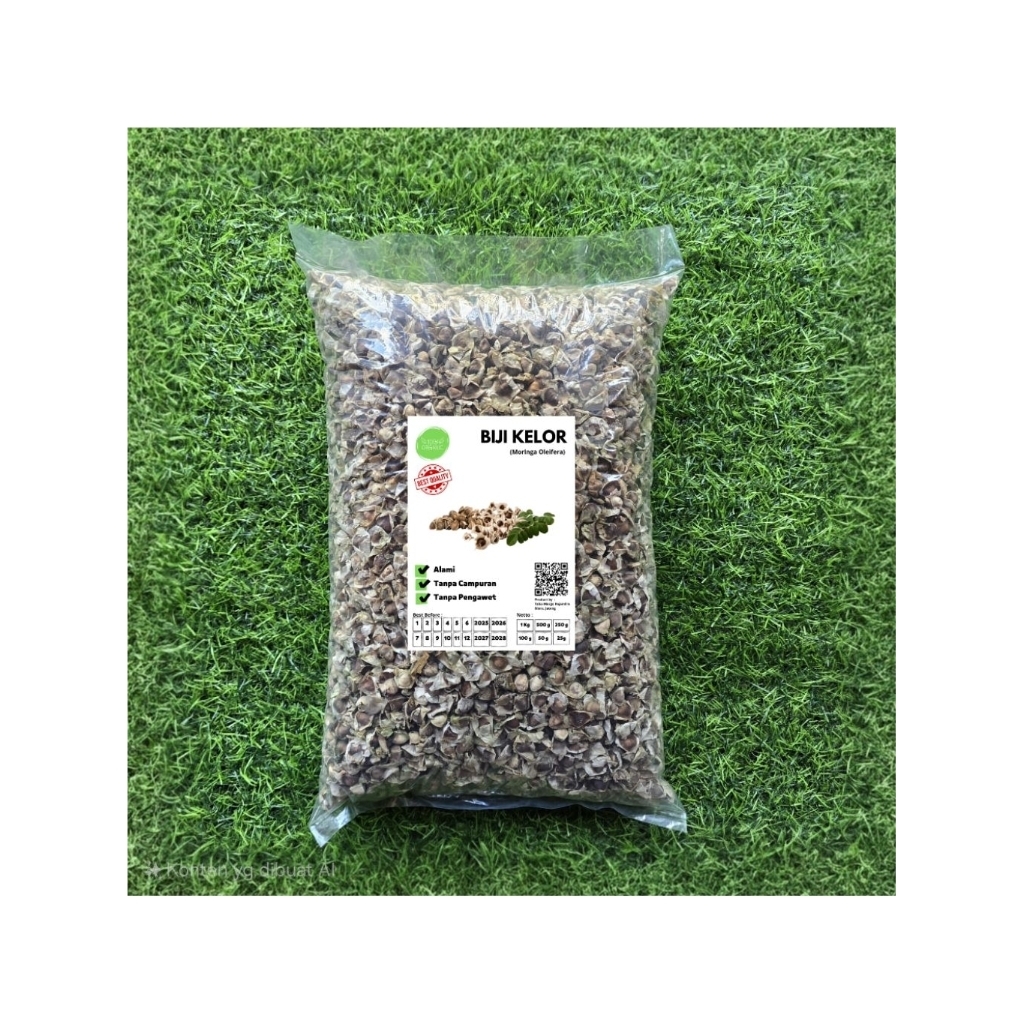 

Biji Kelor Kering 1kg Benih Moringa