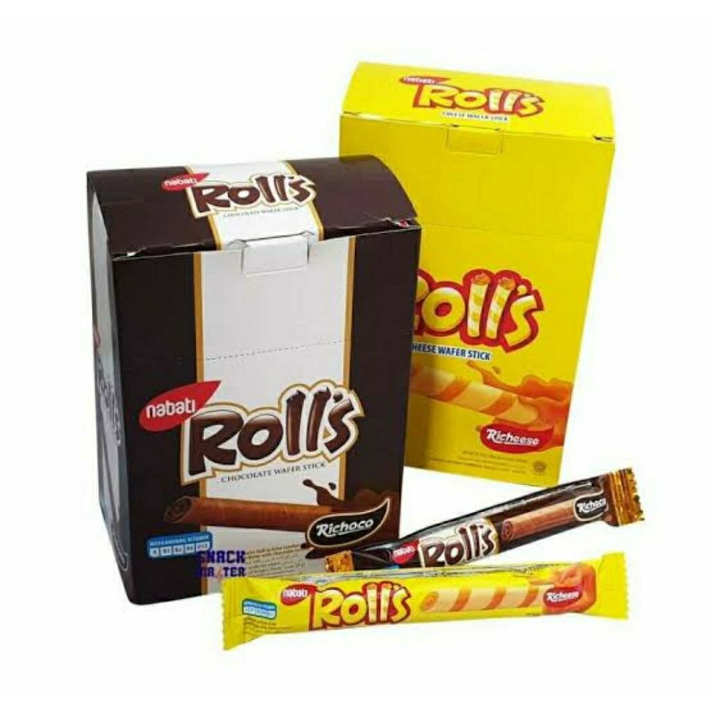 

Nabati Roll's Wafer Roll Varian Rasa ( isi 20pcs /6gr )