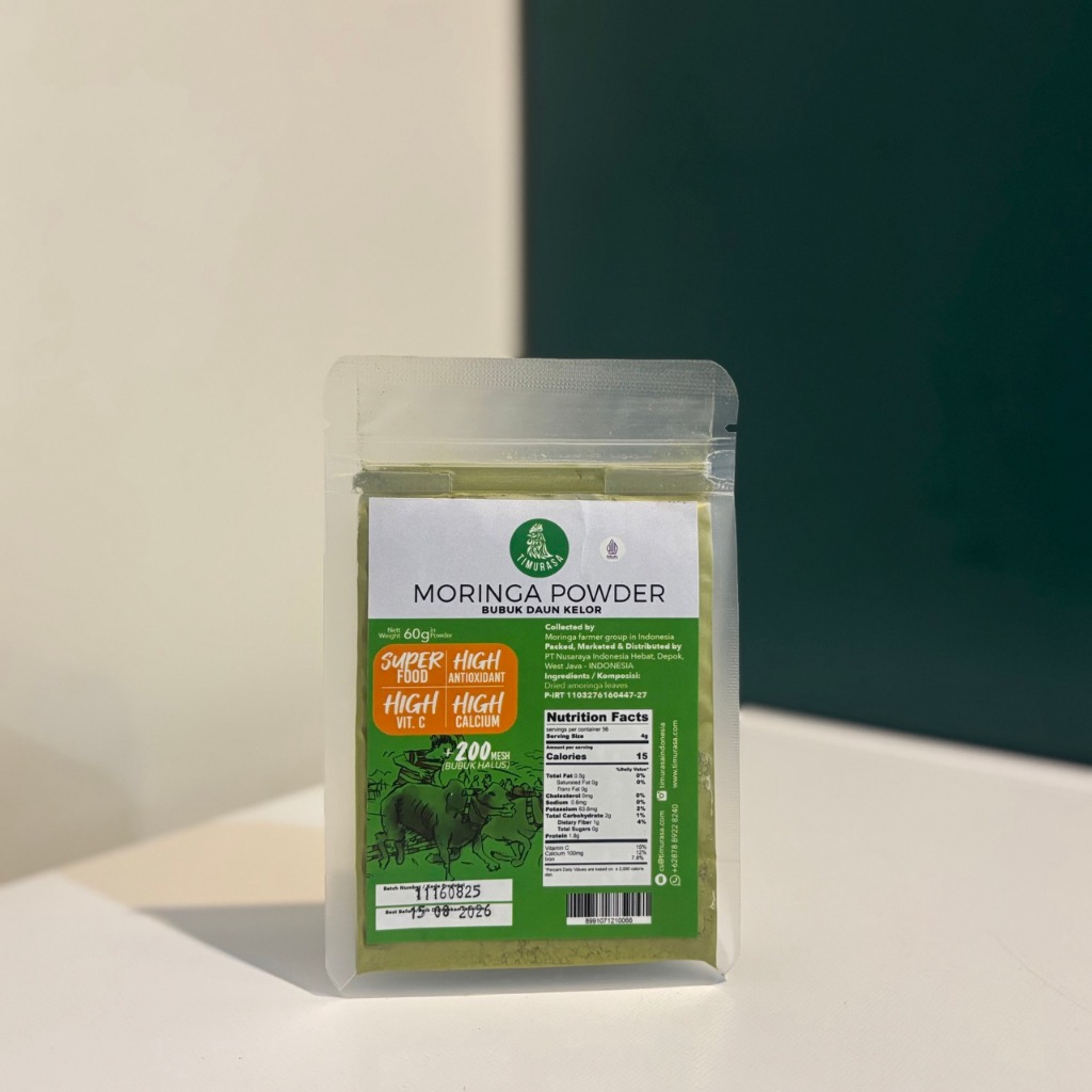 

Moringa Powder | Bubuk Daun Kelor Premium Asli by Timurasa