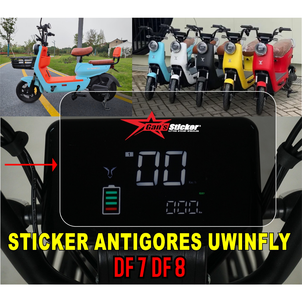 Antigores Speedometer Sepeda Listrik Uwinfly DF7 DF8