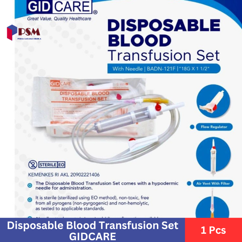 Gidcare Blood Transfusion Set / Blood Set