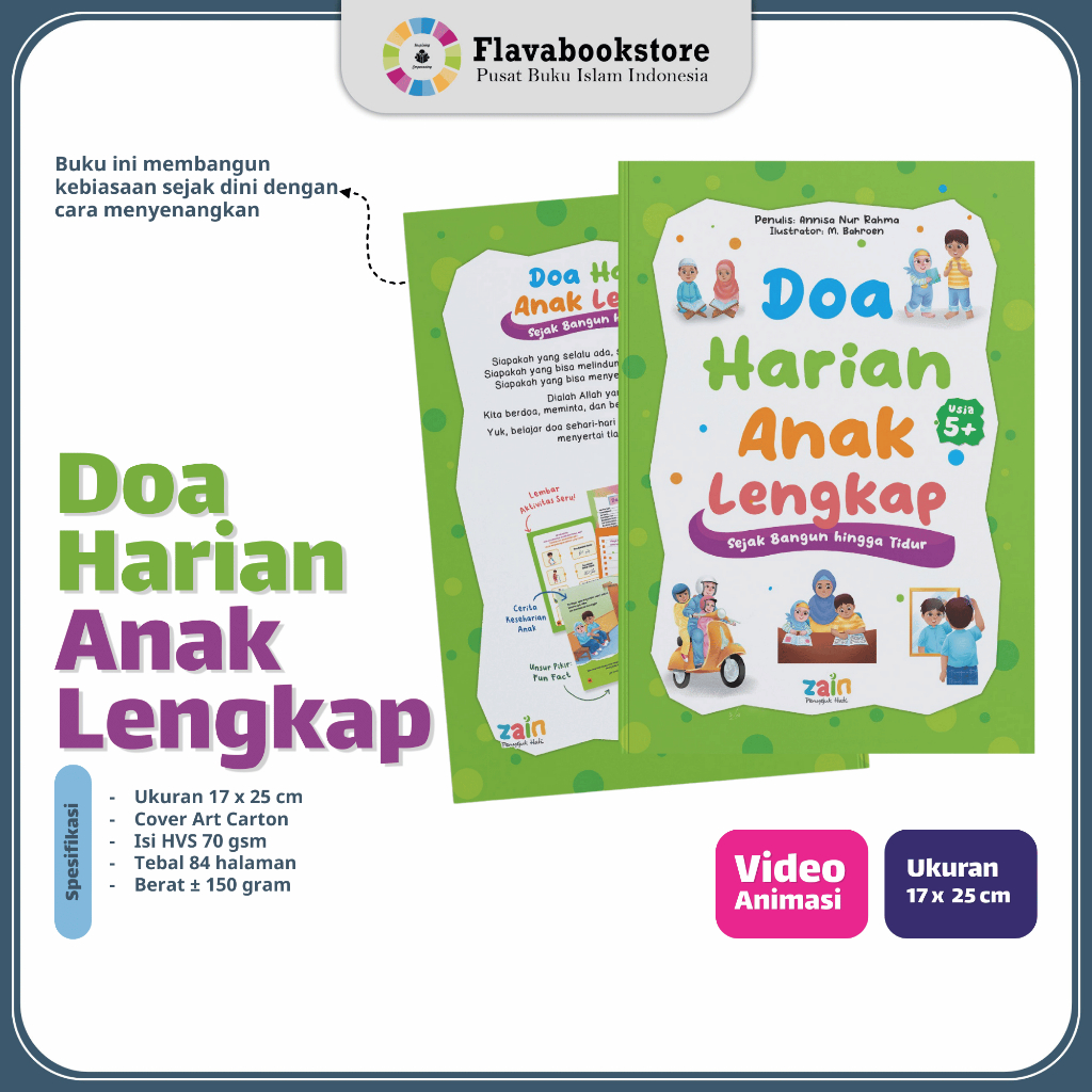 Zain - Buku Doa Harian Anak Lengkap Sejak Bangun Hingga Tidur - Belajar Berdoa Sehari Hari